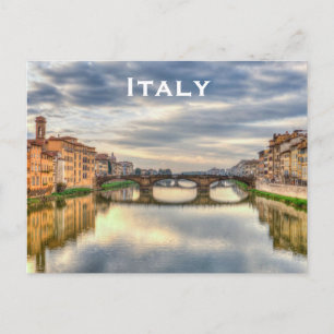 Italien Vintage Reise Tourismus Hinzufügen Postkarte