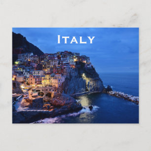Italien Vintage Reise Tourismus Hinzufügen Postkarte