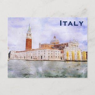 Italien Vintage Reise Tourismus Hinzufügen Postkarte