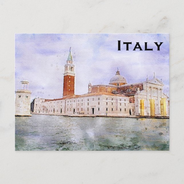 Italien Vintage Reisen Tourismus Postkarte hinzufü (Vorderseite)