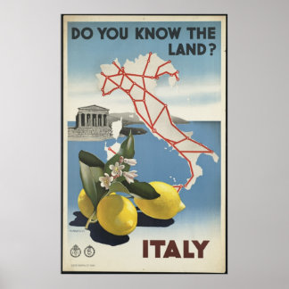 Italien Vintage Travel Poster und Retro Prints