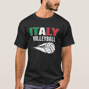 Italien Volleyball Fans Jersey Italienische Flagge T-Shirt