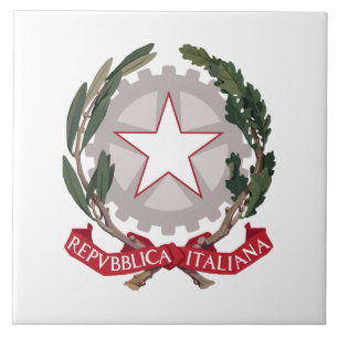 Italien Wappen Arme Landesymbol Flagge Emblem ital Fliese