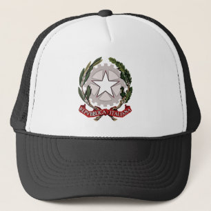 Italien-Wappen Hut Truckerkappe
