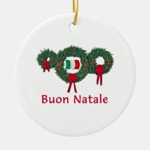 Italien-Weihnachten 2 Keramikornament