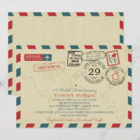 Italien World Traveller Airmail | Brautparty