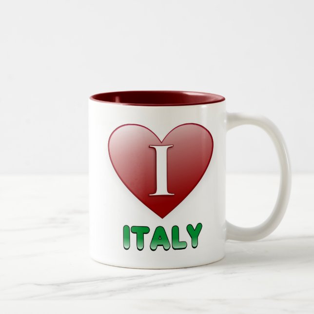 Italien Zweifarbige Tasse (Rechts)