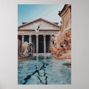Italiener Brunnen Poster