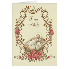 Italiener Buon Natale Baby Jesus traditionell