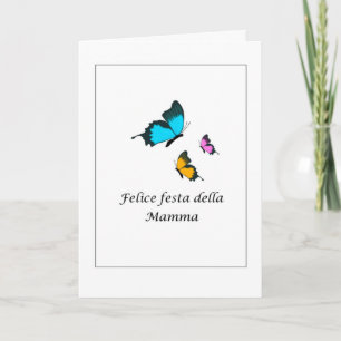 Italiener-Felice festa della Mamma - Italiener Karte
