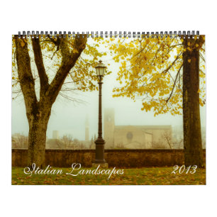 Italiener gestaltet 2013 landschaftlich kalender