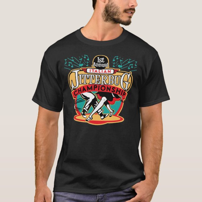 Italiener Jitterbug Meisterschafts-T-Shirt T-Shirt (Vorderseite)