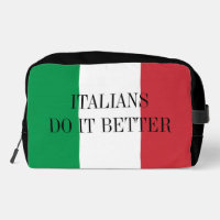 Italiener machen es besser mit der lustigen Flagge