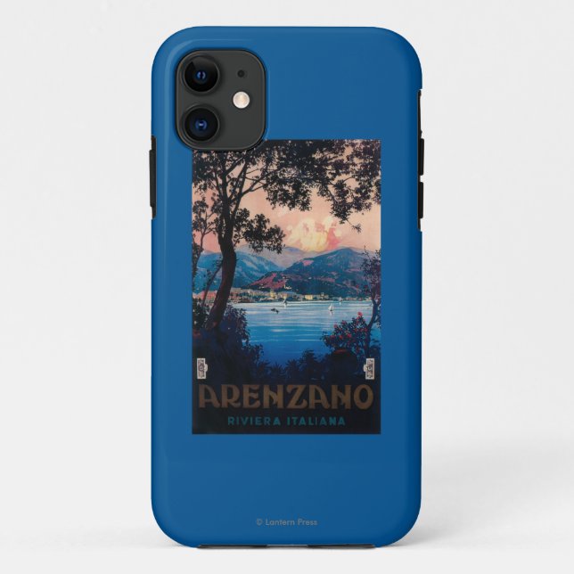 Italiener-Riviera-Reise-Plakat Case-Mate iPhone Hülle (Rückseite)