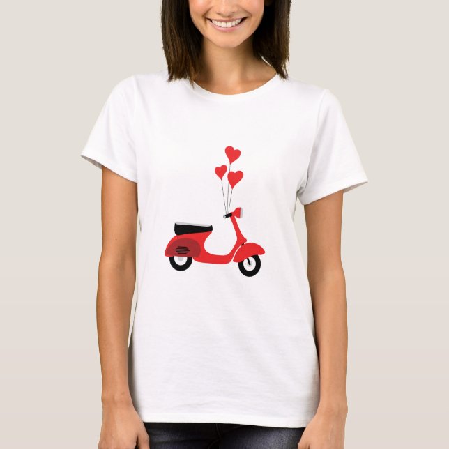 Italiener Scooter T-Shirt (Vorderseite)