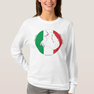 Italiener Stallion-und Einhorn Hanes Nano T-Shirt