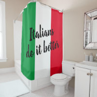 Italiener tun es besser lustige Flagge Italiens