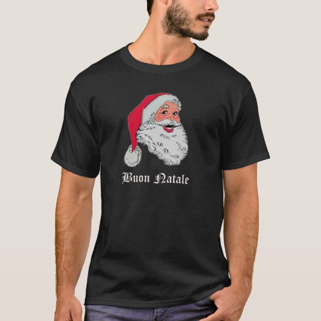 Italiener Weihnachtsmann T-Shirt (Vorderseite)