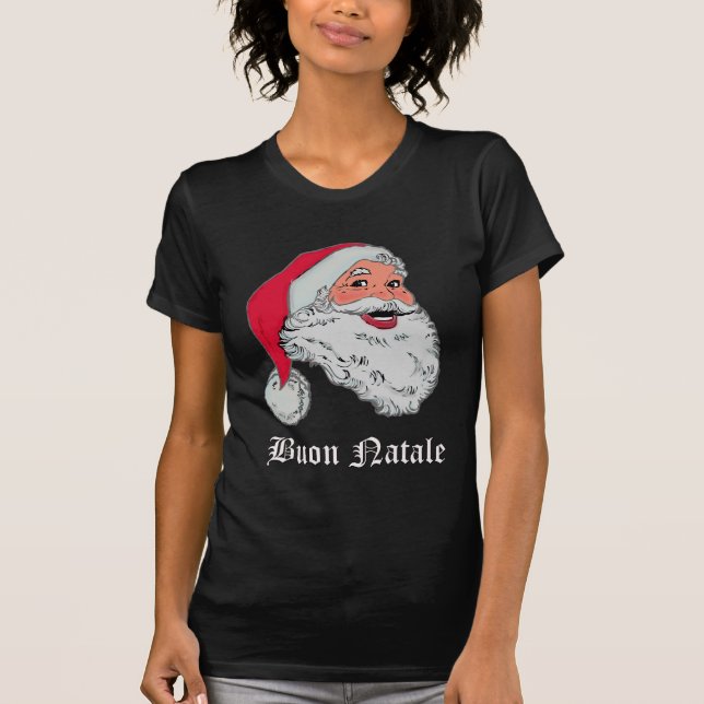 Italiener Weihnachtsmann T-Shirt (Vorderseite)