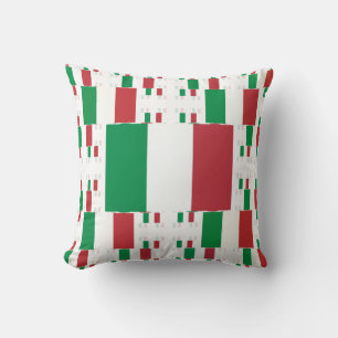Italienflagge in mehreren Schichten 2 Kissen