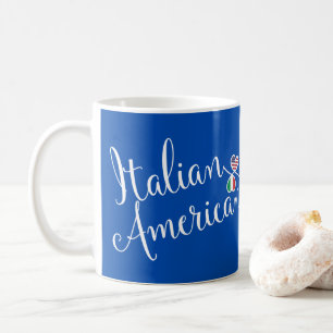 Italienisch American Entwinning Hearts Tasse