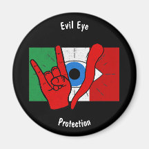 Italienisch American Evil Eye il Malocchio Maloik 