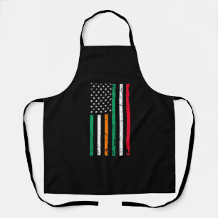 Italienisch-amerikanische Flagge Irland Italien ST Schürze