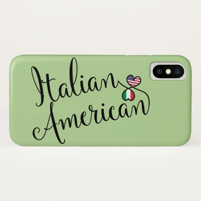 Italienisch-amerikanische Handy-Fall Case-Mate iPhone Hülle (Rückseite (Horizontal))