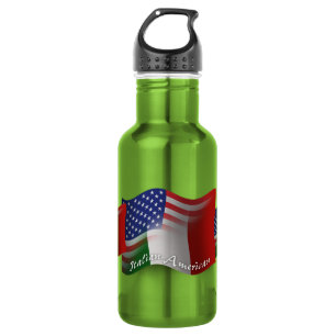 Italienisch-Amerikanische wellenartig bewegende Trinkflasche