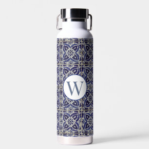 Italienisch Azulejo Mit Monogramm Trinkflasche