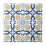 Italienisch Blau-Gelbe dekorative Keramik Tile Fliese<br><div class="desc">Kann vollständig an Ihre Bedürfnisse angepasst werden,  um Ihren Anzug zu erfüllen. © Gorjo Designs. Made for you via Zazzle Plattform. // Benötigen Sie Hilfe bei der Anpassung Ihres Designs? Andere Ideen got? Kontaktieren Sie mich (Zoe) direkt.</div>