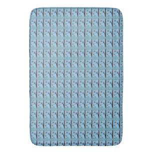 Italienisch Blue Mermaid Motif Art Print Badematte