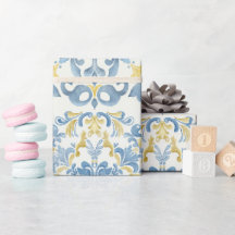 Italienisch Blue Tile Lemon Wedding