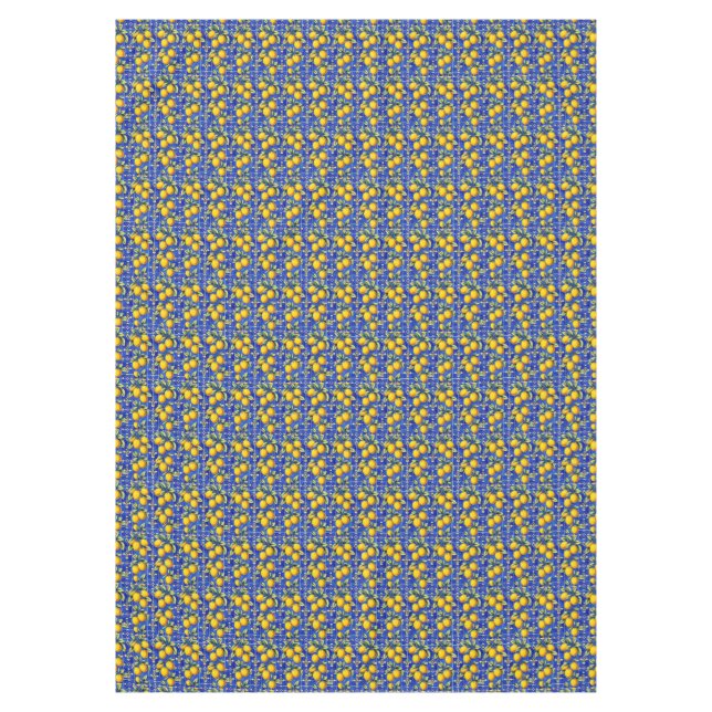 Italienisch Bold Lemon Tischdecke (Vorderseite)