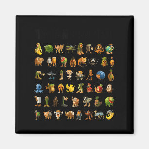 Italienisch Brainrot Gen-z Meme Funny Brain Rot Ch Magnet