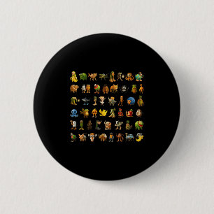 Italienisch Brainrot Gen z Meme Funny Brain Rot Ki Button