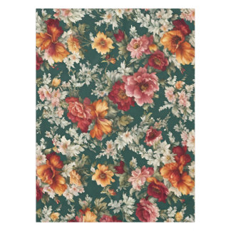 Italienisch Exquisite, delikate Blume mit Grün Tischdecke