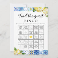 Italienisch finden Sie das Bingo Brautparty Game