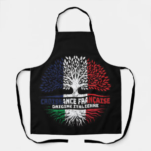 Italienisch France Treots Flag Schürze