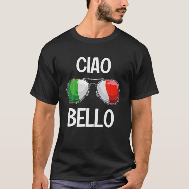 Italienisch Funny Italy Slang Italia Pun Buongiorn T-Shirt (Vorderseite)