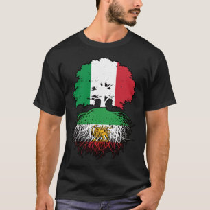 Italienisch gewachsene iranische Wurzeln Löwe und  T-Shirt