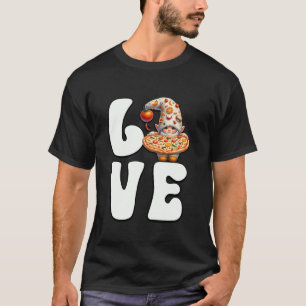 Italienisch Gnome Liebe Pizza Baker Graphic for It T-Shirt