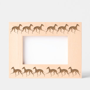 Italienisch Greyhound Geätzte Rahmen