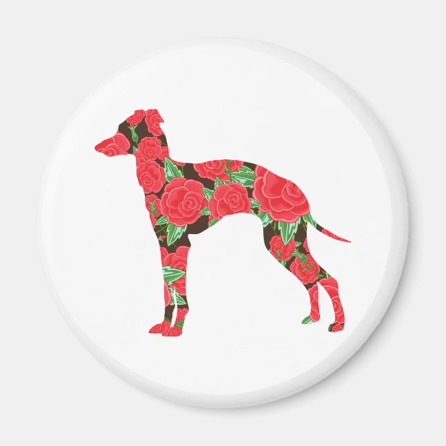 Italienisch Greyhound Magnet (Vorne)