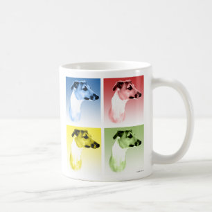 Italienisch Greyhound Popart Kaffeetasse