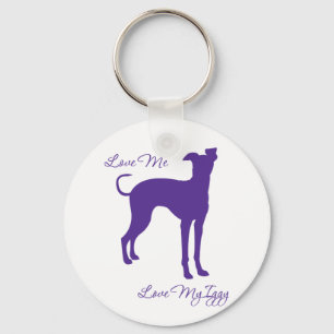 Italienisch Greyhound Schlüsselanhänger