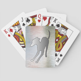 Italienisch Greyhound Spielkarten