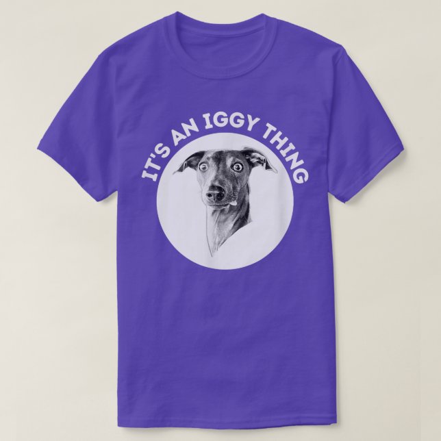 Italienisch Greyhound  T-Shirt (Design vorne)