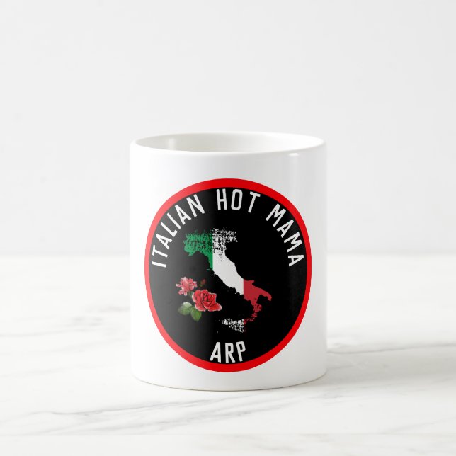 *~* Italienisch Hot MAMA Italien Karte Italien Kaffeetasse (Mittel)