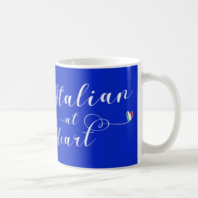 Italienisch im Herzen I Liebe Italien Kaffeetasse (Rechts)